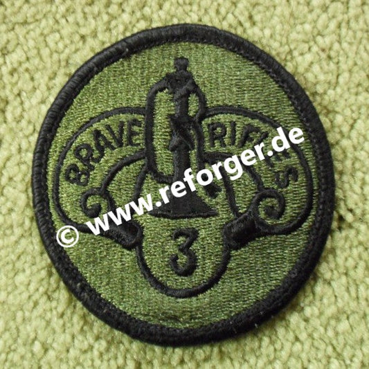 3rd ACR Armored Cavalry Regiment Patch Brave Rifles