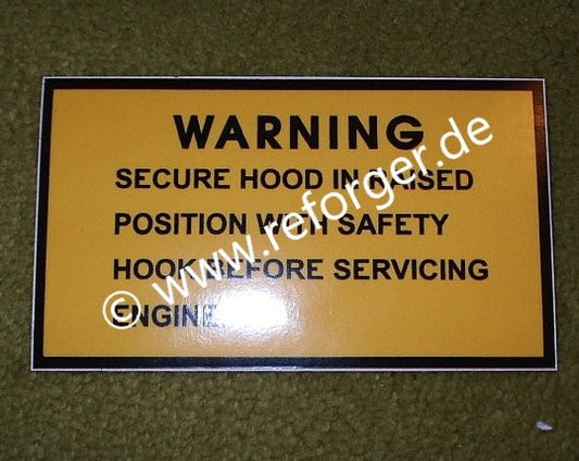 Aufkleber Secure Hood Mutt M151