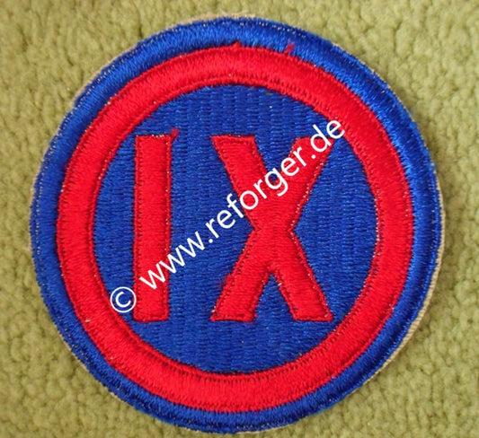 9th Corps WWII Patch