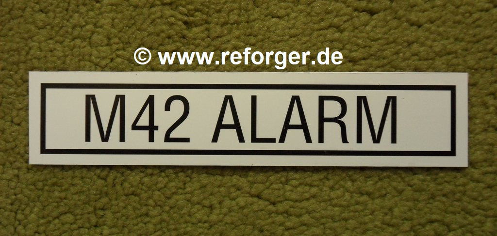 Sticker Chemical Automatic Alarm M42