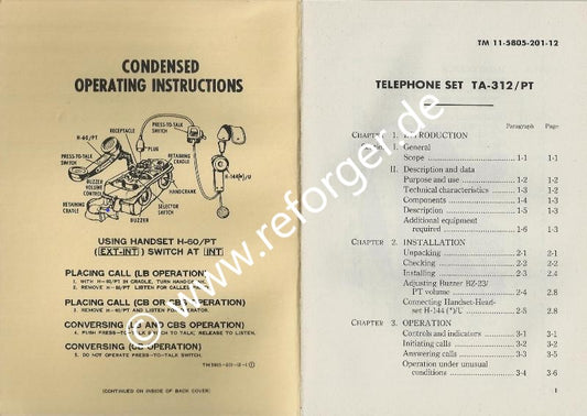 TA-312/PT Manual
