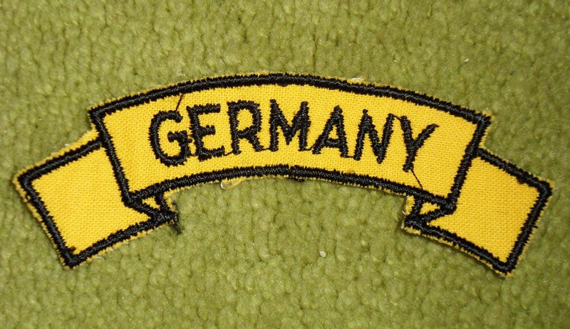 Germany US Uniform Abzeichen Schriftzug