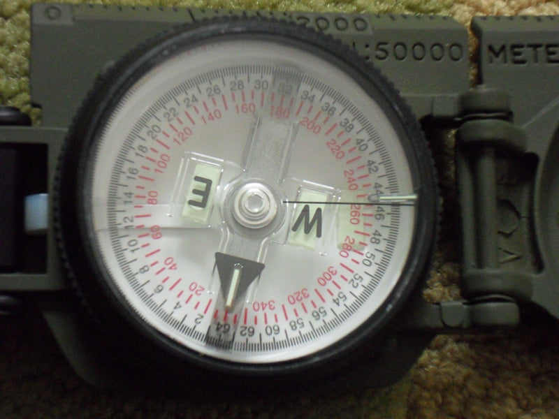 US Army 3H Tritium Marschkompass