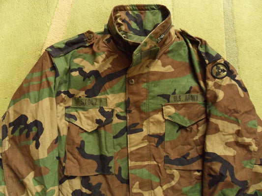 M65 Feldjacke Woodland Camouflage XL