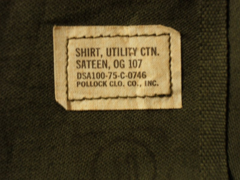 OG-107 US Olive Green Utility Shirt