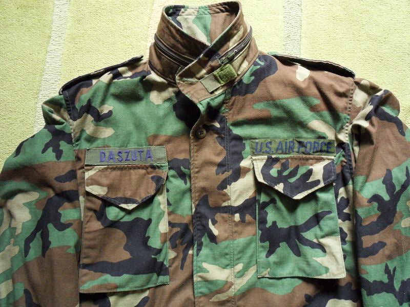 M65 Army Woodland Jacket Medium