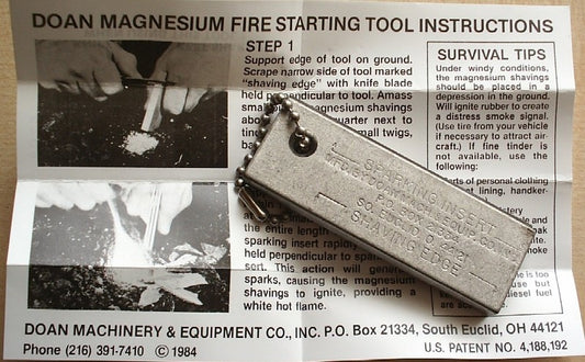 Magnesium Fire Starter