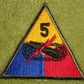 5th Armored Division Aufnäher Patch Neu US Army