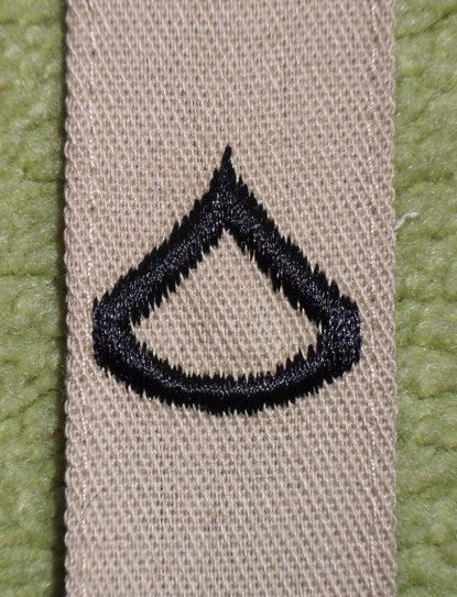 Private First Class BDU Subdued Badge