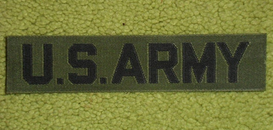 od green tape with lettering US Army