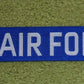 U.S. Air Force Schriftzug Blau Gewebt
