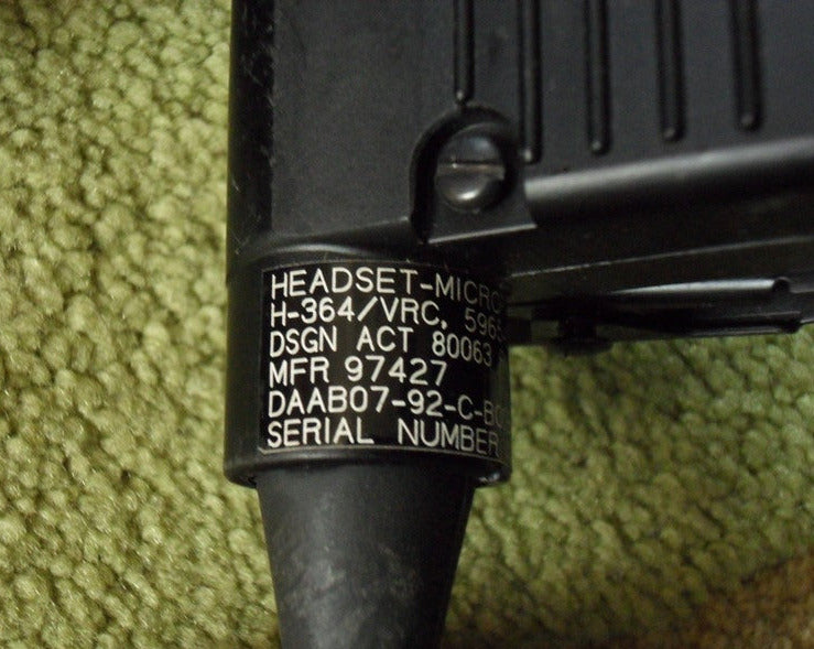 US Army Headset H-364/VRC