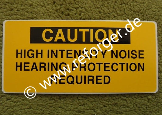 Decal HMMWV M998 Hearing Protection