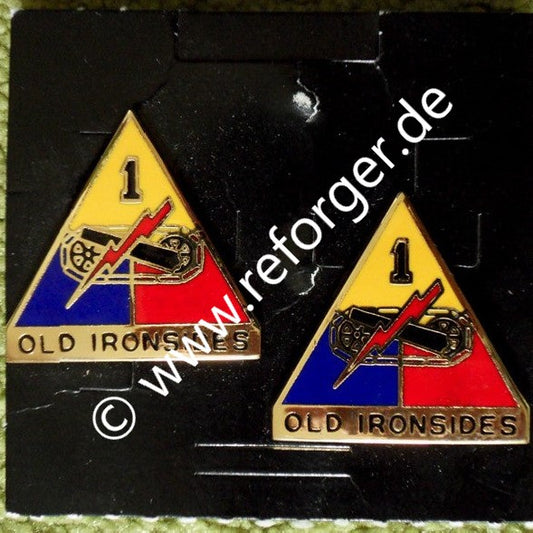 1st Armored Division DUI Unit Crest "OLD IRONSIDES"