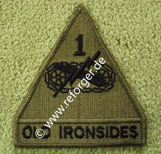 1st Armored Division Military Patch Old Ironsides