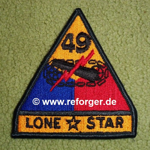 49th Armored Division Military Patch