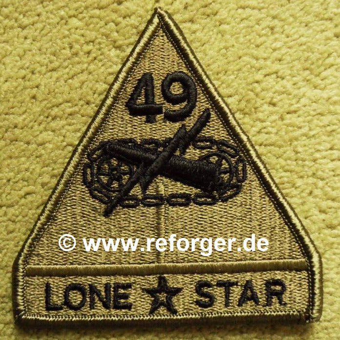 US Army 49th Armored Division Patch "LONE STAR"