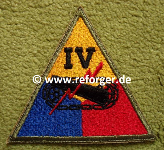 US IV (4th) Armored Corps Abzeichen Patch
