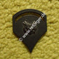 US Army Specialist 5 Black Burnished Rank Pin