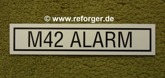 Sticker Chemical Automatic Alarm M42