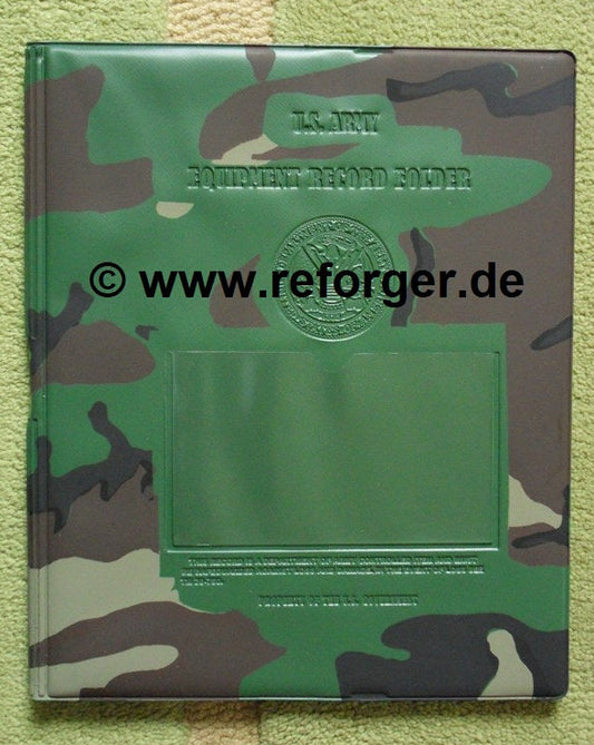 Equipment Record Folder US Army Dispatch Log Book