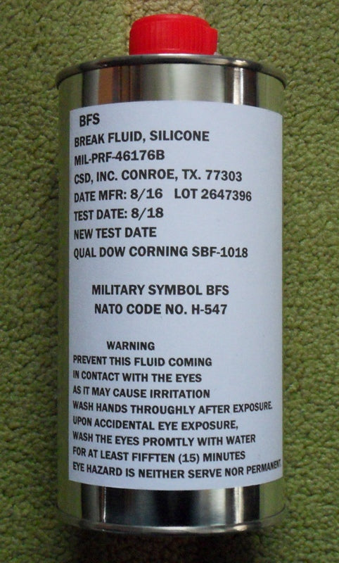 Brake Fluid MIL-B-46176 Silicone