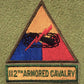 112th Armored Cavalry Regiment Patch