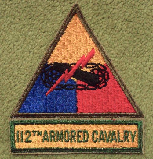 112th Armored Cavalry Regiment Abzeichen Patch