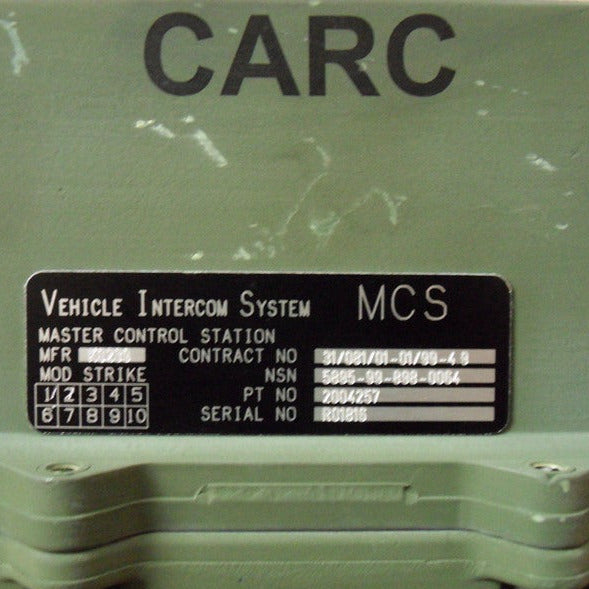 MCS VIC-3 Intercom System Master Control Station