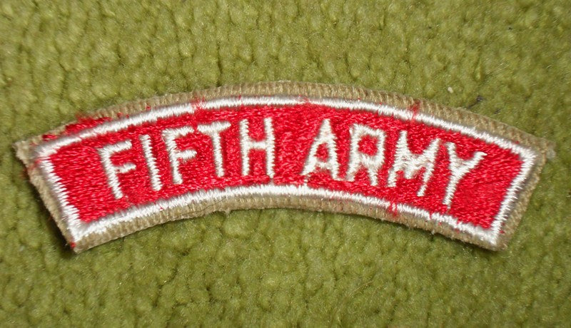 Schriftzug 5th Army