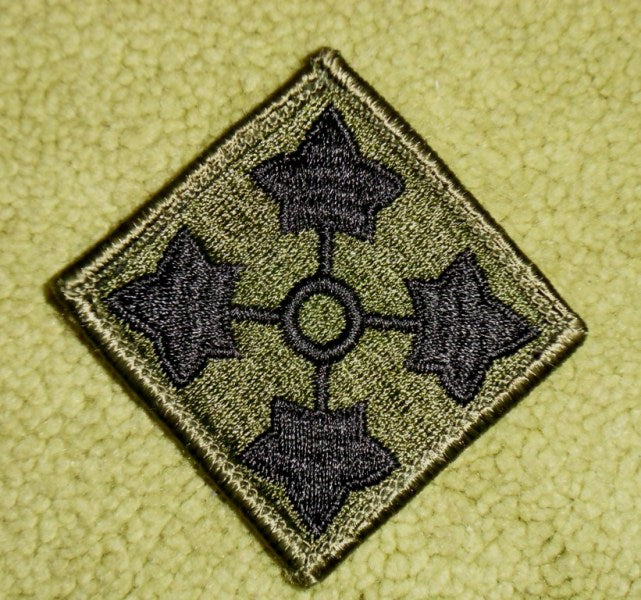 4th Infantry Division US Military Patch