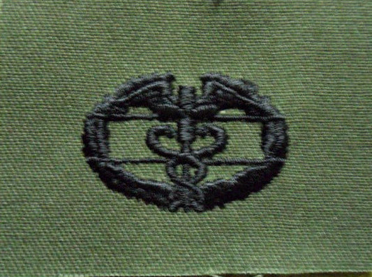 CMB Combat Medical Badge Subdued Embroidered