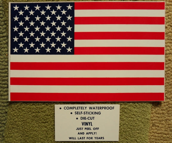 US Flagge Logo Aufkleber