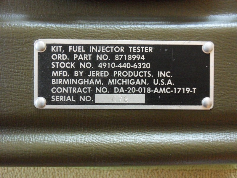 Fahrzeug Fuel Injector Pump Tester