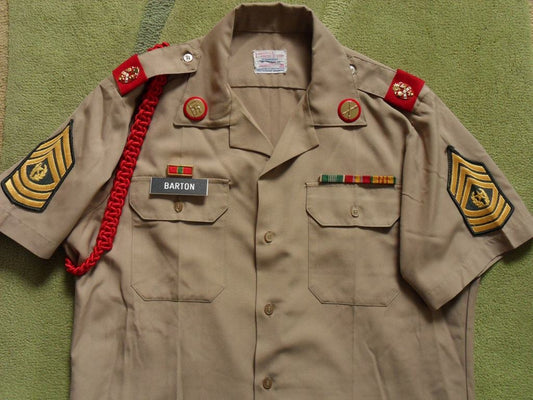 Khaki Uniform Shirt, US Tan-445