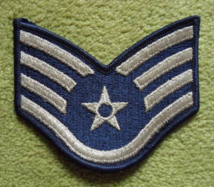 USAF E6 Staff Sergeant Chevron