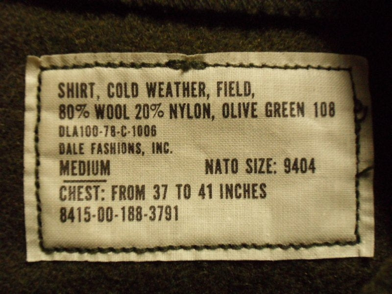 OG-108, Wool Shirt