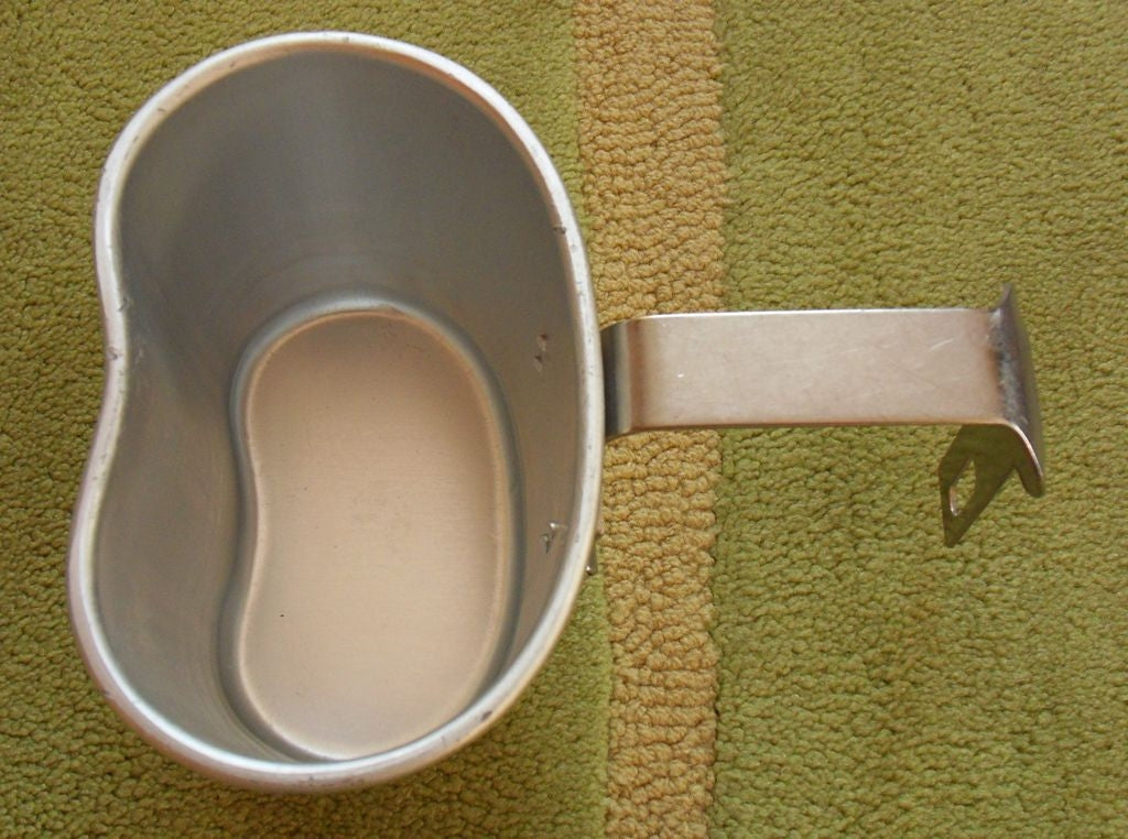 Belgian Army Issue L Handle Canteen Cup
