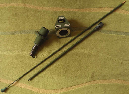 military antenna rods with bracket and antenna base
