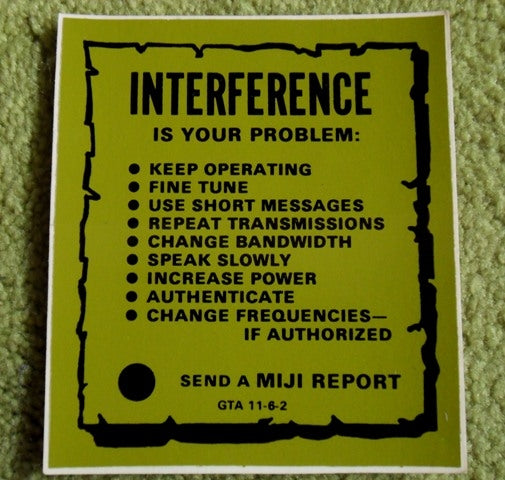 Label RT-524 Interference