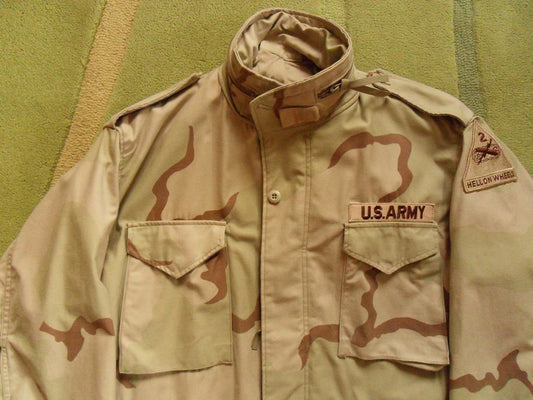 M65 Desert Camo DCU Jacket Large Long