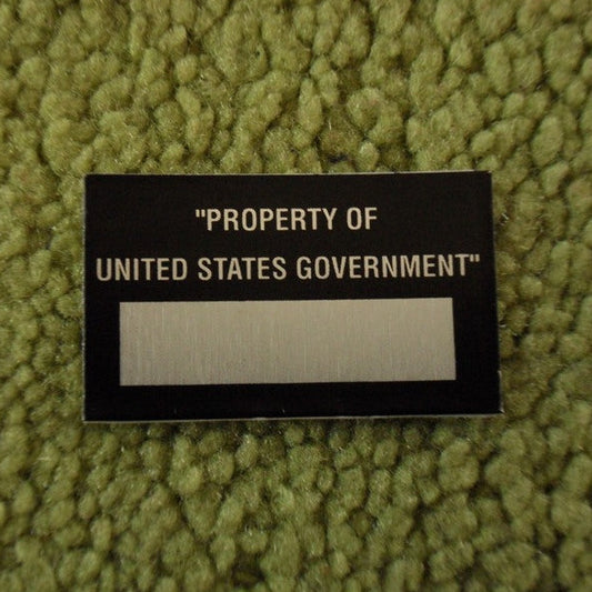 Aufkleber Property Of United States Government