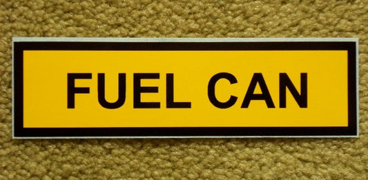 US Fuel Can Aufkleber