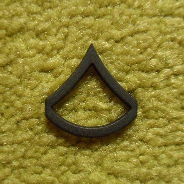 Black Pin On Rank (E3) PFC - Private First Class