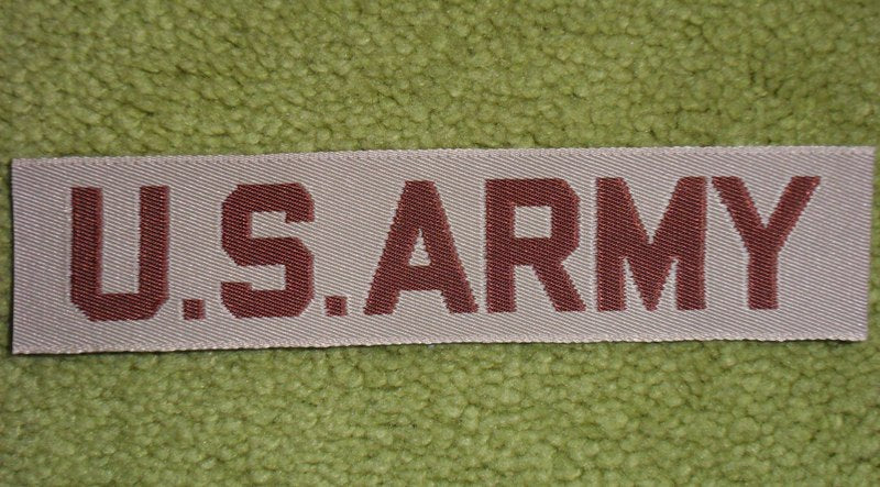 Nametape Uniform US Army