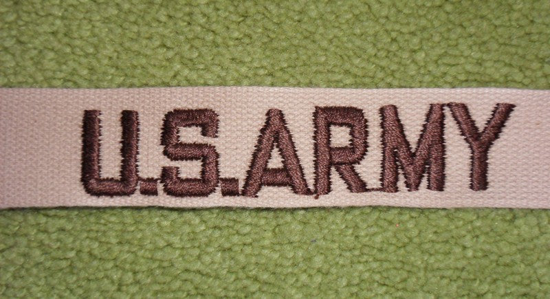 US Army Uniform Name Tape