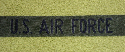 Nametape US Air Force in OD-Green