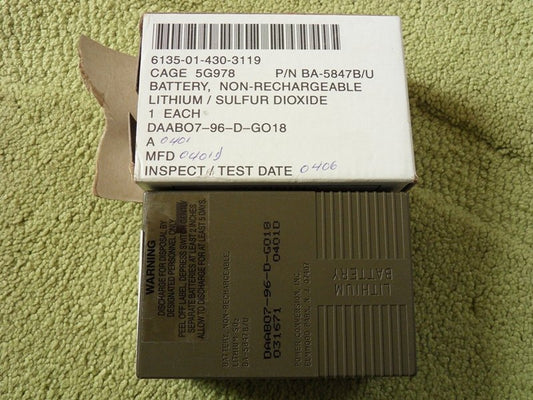 Battery Non-Rechargeable BA-5847B/U