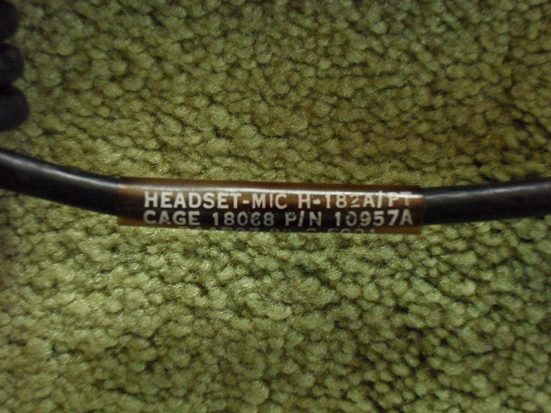 US Army Sprechsatz Headset H-182A/PT