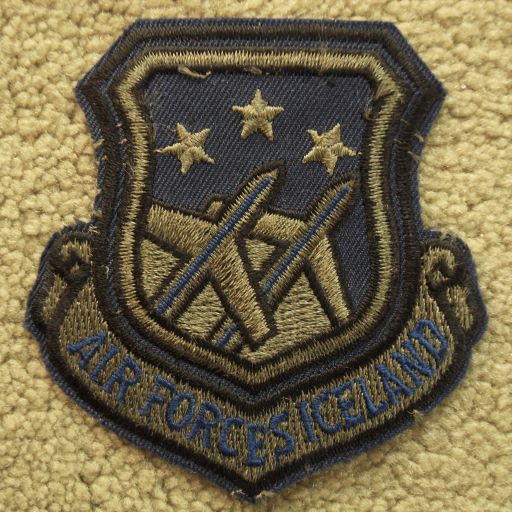 US AIR FORCES ICELAND PATCH